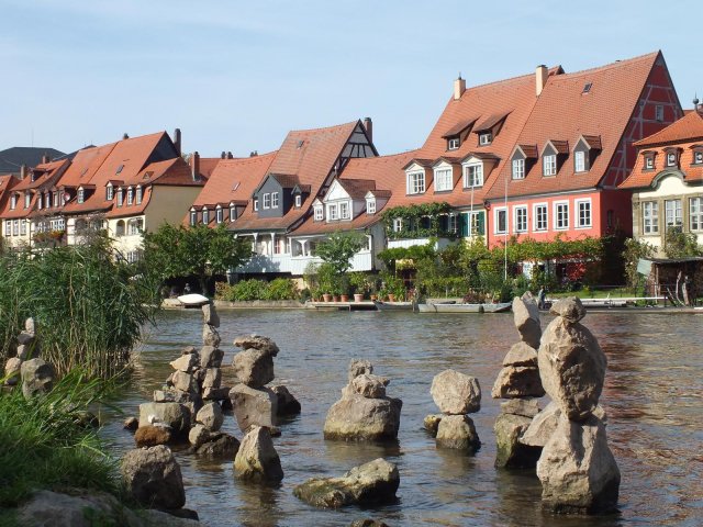 Mainfloßfahrt und Besuch der Altstadt von Bamberg, September 2014