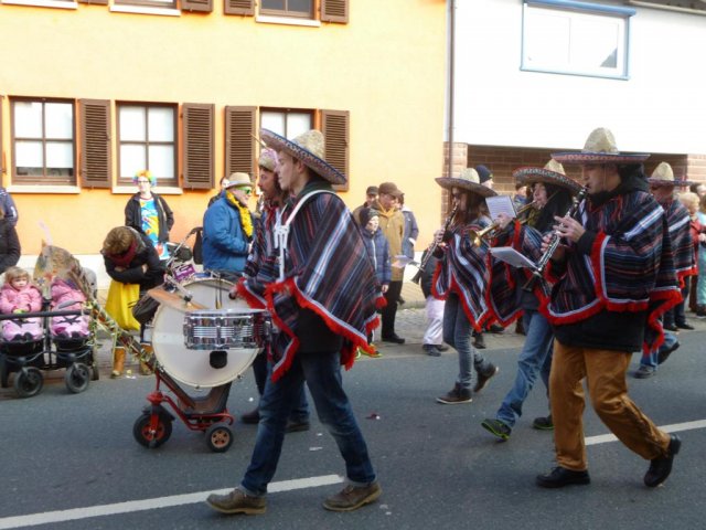 Teilnahme am Faschingszug am 15. Februar 2015 in Erlenbach